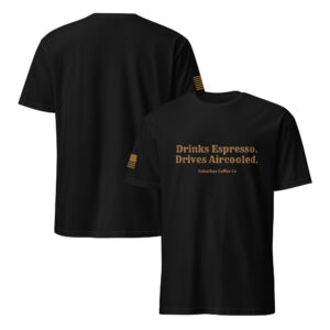 Drink Espresso Drive Aircooled Short Sleeve T-Shirt