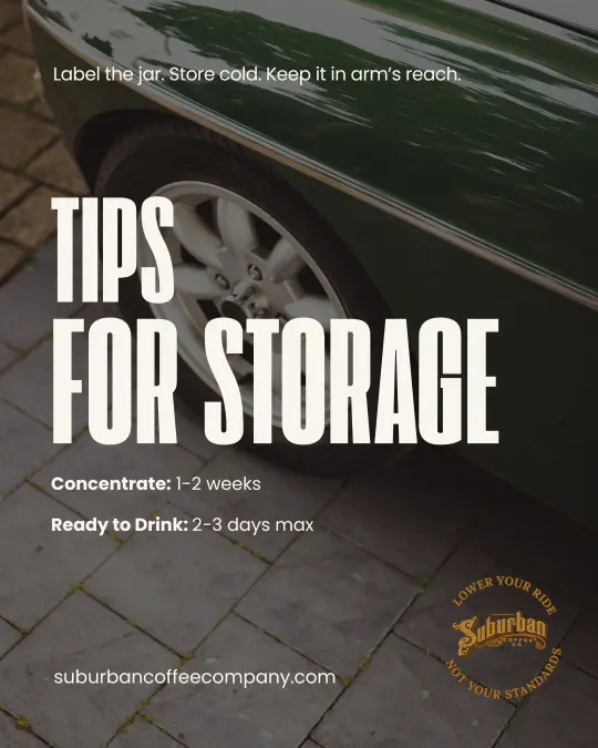 Storage Tips